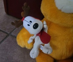 Garfield & Odie Macy’s Limited Edition 25 Years Christmas Plush Cat Dog 18″ book