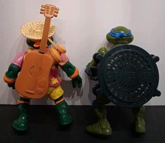 Vintage TMNT Mixed Lot of 8 Playmates 1990s Rocksteady Casey Jones & MORE!! Good