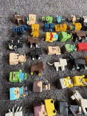 HUGE 110 Pc Lot Minecraft Jada Toys 40 Metalfigs Die-cast & 70 Plastic Figures