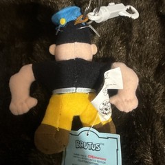 Popeye Brutus 8″ Limited Edition WITH DEFECTS PLUS Popeye Keychain NWT