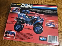 French/Canadian Hasbro GI Joe Cobra Ferret ATV Box Cut Flagpoints Triple Win