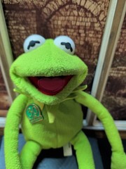 Vintage 1999 Magic Talking Kermit The Frog Sesame Street 30th Anniversary WORKS