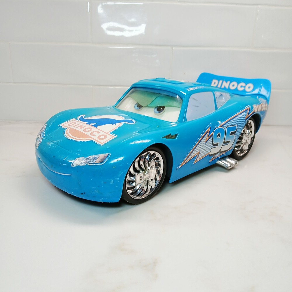 Disney Bling Lightning McQueen/ Lights & Sounds / 14in / Spinning Rims / Works!