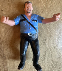 Big Boss Man-Vintage 1989 WWF LJN Grand Toys Series 6 WWE Figure Rare 8” Orig