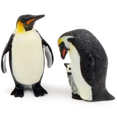 Polar Animal Toy Figurines Set, Includes Polar Bear Family & Emperor Penguin …