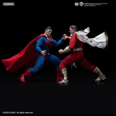 Pop Mart Gong 1/12 Kingdom Come Shazam & Superman Regular Version Action Figure