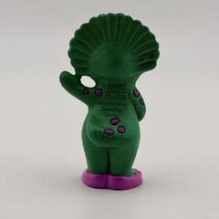 Vintage Baby Bop Barney & Friends Green Dinosaur Figurine 1993 Lyons Group Dakin