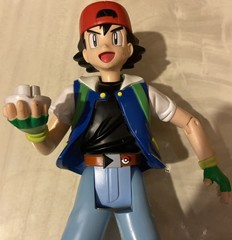Pokemon Talking Ash Ketchum 11.5″ Action Figure Nintendo Vintage 2001 Hasbro