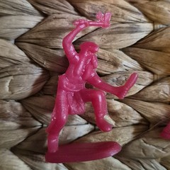 ✅Plastic Cowboys and Indians Figure Lot Red Green Yellow Blue 2-3 Inch
