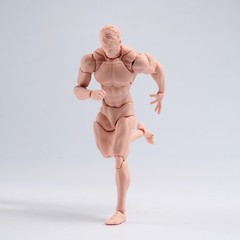 US Wind Toys 1/12 Pale Skin Flexible Man Jointed 6″ Male Action Figure Head Body