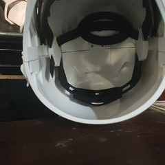 Mighty Morphin Power Rangers Lightning Collection White Ranger Helmet Loose