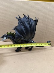 McFarlane Dragons Eternal Clan Komodo Dragon Figure Black Green 16” Toy