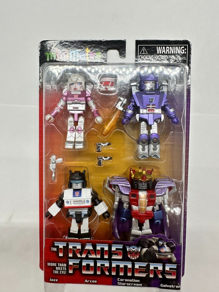 Transformers Minimates Series 3 Box Set (Galvatron, Jazz, Arcee, Starscream)