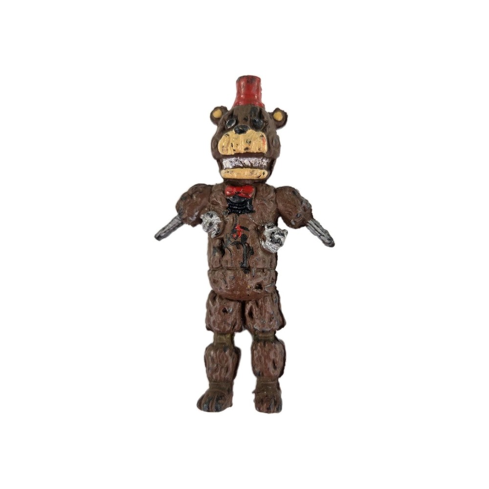 FREDDY FAZBEAR Minecraft Figure Animatronic Five Night At Freddy MEXICAN FNAF 4″