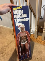 Vintage 1985 Appleworks Rocky Thunderlips Hulk Hogan 18″ Plush Doll . NEW