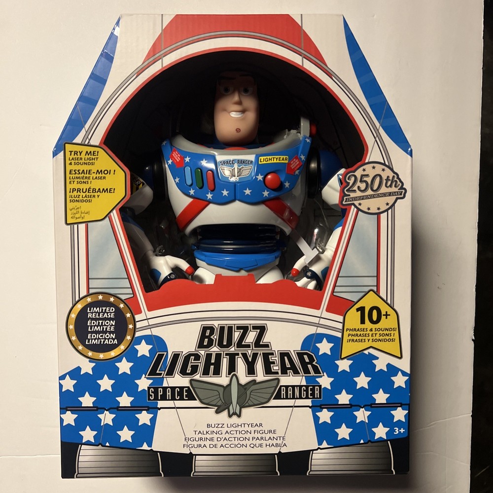 2026 Disney Park Toy Story 250th Independence Day Buzz Lightyear Action Figure