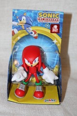 3PK Jakks Pacific Knuckles, Super Sonic, Sonic The Hedgehog 2.5in Action Figures