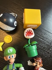 Super Mario Jakks World of Nintendo Figures Lot Yoshi Toad Luigi Bomb Fish Star
