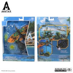Avatar: The Way Of Water Jake Sully & Skimwing Deluxe Action Figure Set