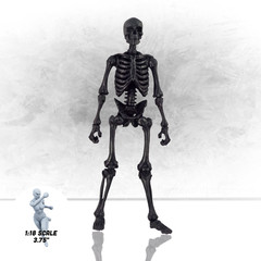Vitruvian H.A.C.K.S. BLACK 1:18 Scale Action Figure: Skeleton Blank
