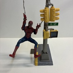 2002 Toybiz Spider Man Movie Series 2 Web Swinging Spider Man Incomplete