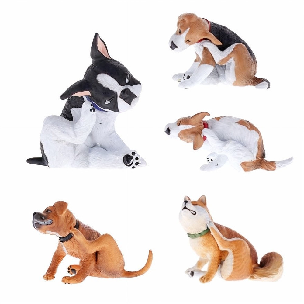 Scratching French Bulldog Beagle Dog Gashapon Figure 1 Random Capsule Toy