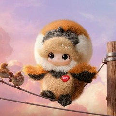 Dear Birds Series Vinyl Plush Pendant Red Dragon Figure Doll Cute Monster Toy