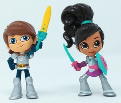 Princess Knight Nella & Garrett 3.5″ figures 2017 2018 Viacom Nickelodeon