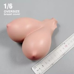 1:6 Female Bust Cover Suntan Super Large Breast Model For 12” TBL Figure Doll