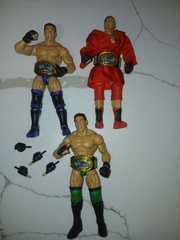Wwe Elite Ken Shamrock Lot Of 3 Chase With Belts