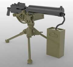 1/24 Scale Battleground M1917A1 Heavy Machine Gun