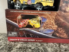 Disney Pixar Cars 3 Crazy 8 Crashers Smash & Crash Derby Playset – RARE – NEW