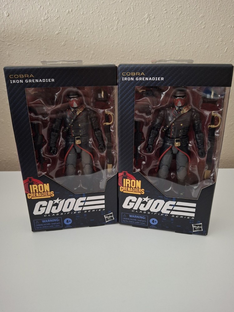 G.I. JOE Classified Series COBRA IRON GRENADIER Lot of 2 Action Figure NEW
