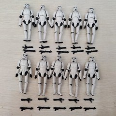 50pcs 3.75″ Star Wars Stormtroopers Full Articulated Action Figure + 100 Blaster