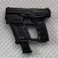 9mm Semi Auto Pistol 1/12 Scale Weapon Action Figure Accessory Force