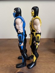 Toy Island Mortal Kombat 10″ SUB ZERO – SCORPION -Vintage Mortal Kombat Figures