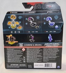 BAKUGAN Generation 3 Special Attack Bruiser Mantid Titanium Trox Starter Pack