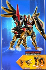 SAMG Metal Cardbot W NightGriffon Transforming Robot Figure Jet Aircraft