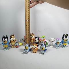 Lot Of Bluey Characters / Figures / Preowned Bicycle
