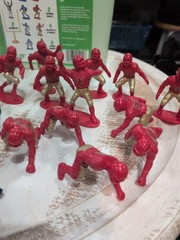 Football Guys Action Figures Kaskey Kids Red, Silver, Blue, Gold