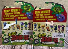 Burp Zombies Series One NIB Lot of 2 Professor Barfolomew & Gary Gobbler