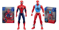Action Figure SPIDER-MAN vs SCARLET- SPIDER set Lot Spider-verse into Spiderman