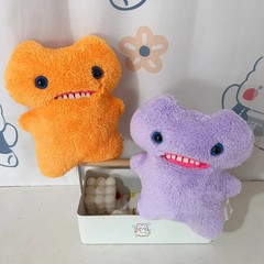 Ugly Monster Plush Toy Human Teeth Stuffed Animal Halloween Decoration Doll