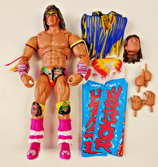 2022 WWE Elite Ultimates 7″ THE ULTIMATE WARRIOR (WMVII) Mattel New Loose.