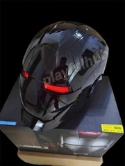 Autoking Iron Man Mk5 Black 1:1 Helmet Wearable Voice-control Mask Cosplay Gift