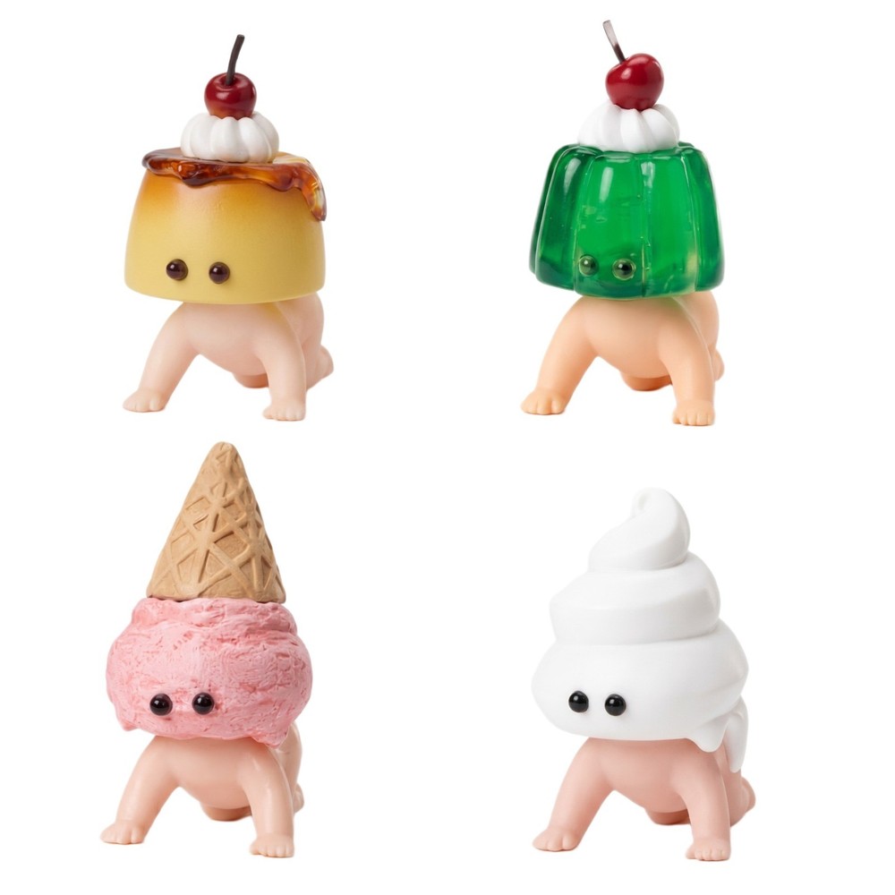 AmaKetts Gashapon Food Figure Weird Cute Japanese Kewpie Style 1 Random Figure