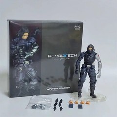Hot Kaiyodo Winter Soldier Revoltech Amazing Yamaguchi Bucky Barnes Figure