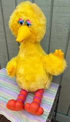 Talking Big Bird Vintage 1986 Story Magic Ideal Sesame Street – Works!