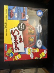 The Simpsons Playmates Talking Family Car New in Box