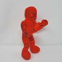Rock Em Sock Em Robots 9″ Plush Red Robot Toy Factory 2021 | Red Team Rematch